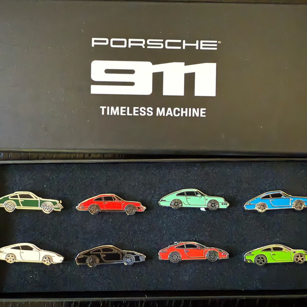 Porsche 911 Car Pin Set
